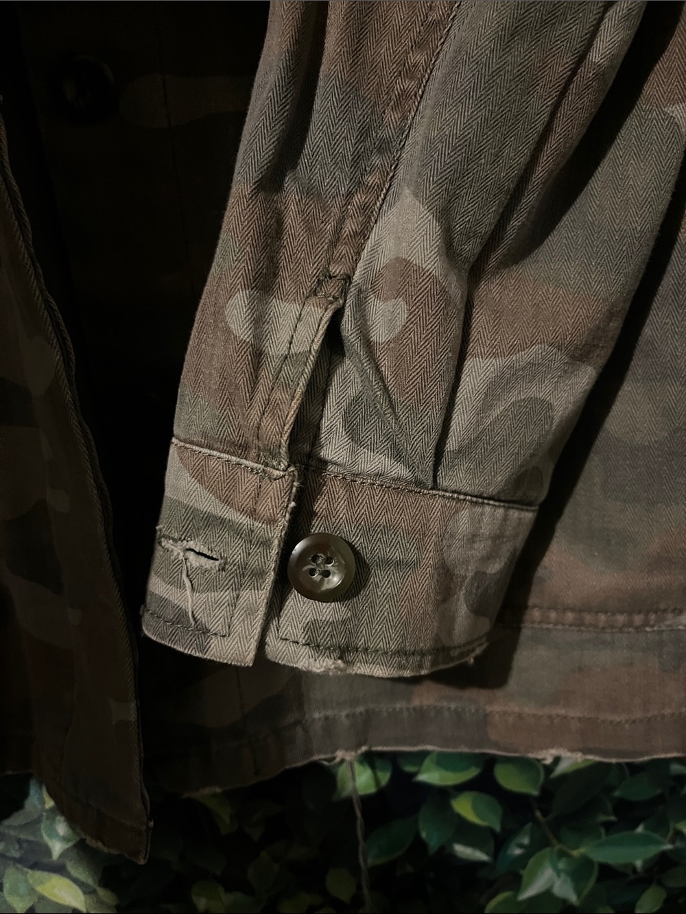 CoffeeShop Camo Field Shacket Jacket - Olive Green - Picture 6 of 9